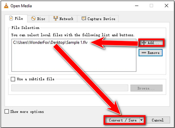 Add Convert Save Button