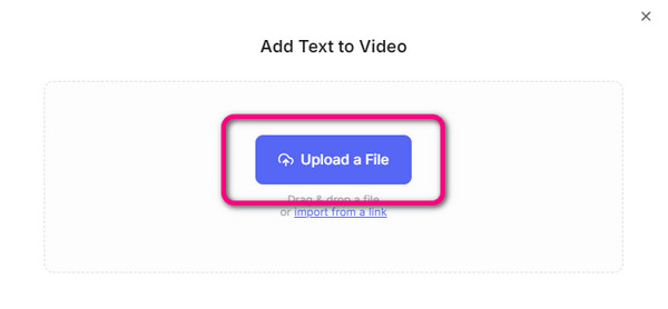 Upload A File Button