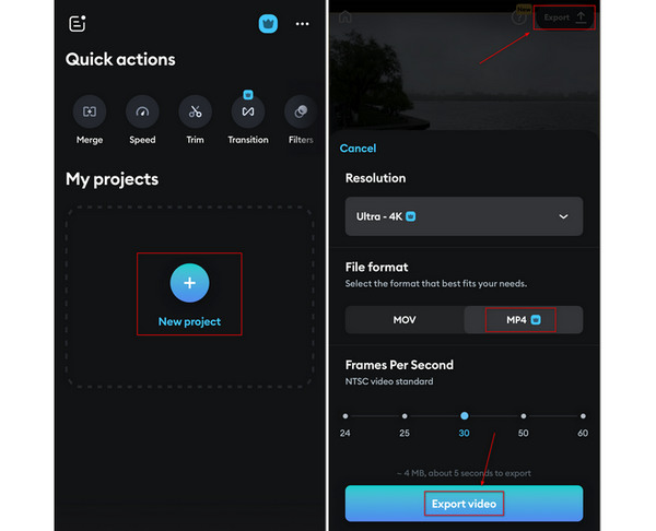 Turn Video into Mp4 Splice