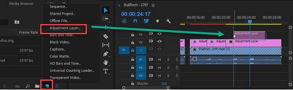 Adobe Premiere Add Adjustment Layer