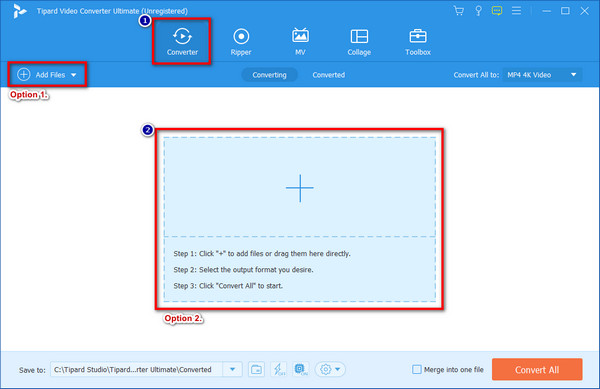 Add Files on Converter