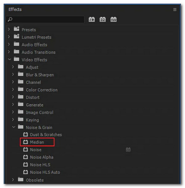 Adobe Premiere Median