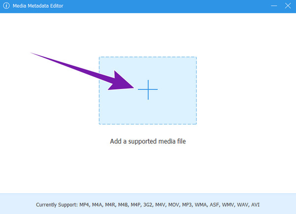 Tipard Media Data Editor Import