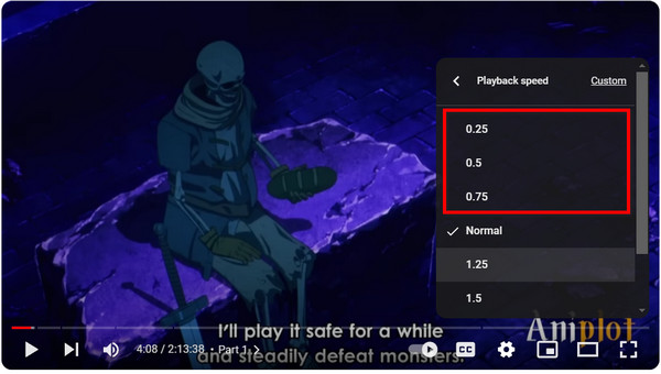 Adjust Playback Speed