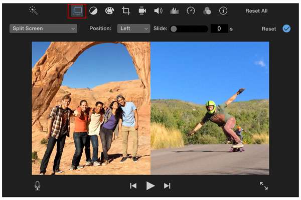 Split screen imovie mac