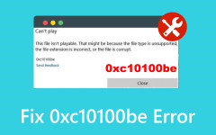 Fix 0xc10100be Error