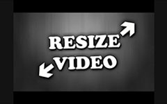 Resize video