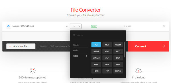 Convertio Homepage