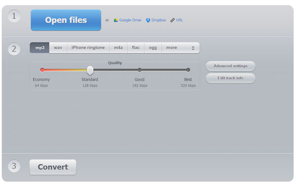 online audio converter