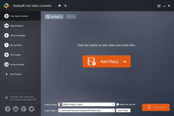 Aiseesoft Free Video Converter