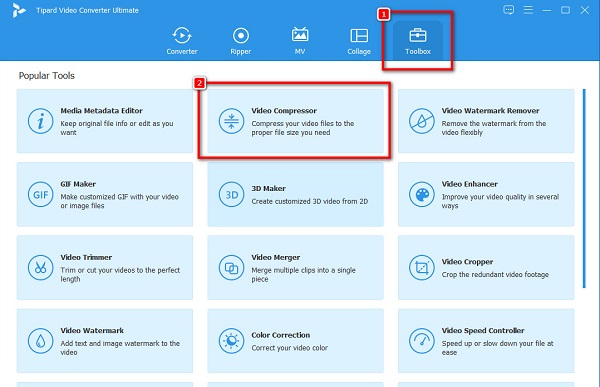 Toolbox Compressor Feature