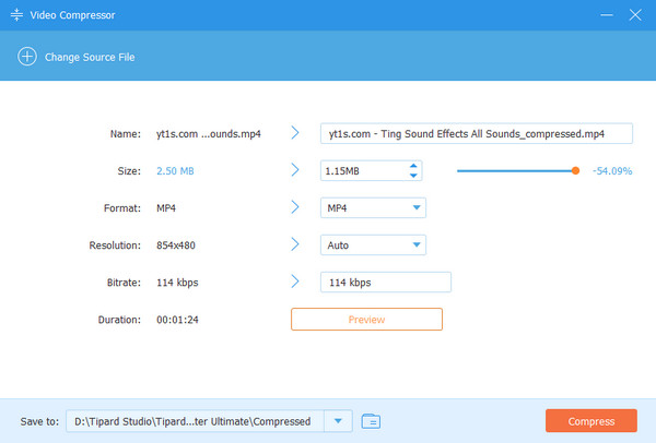 Tipard Video Compressor