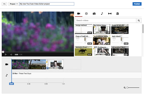 youtube video editor