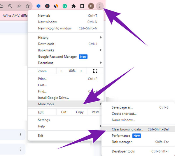 Google Drive Clear Cache