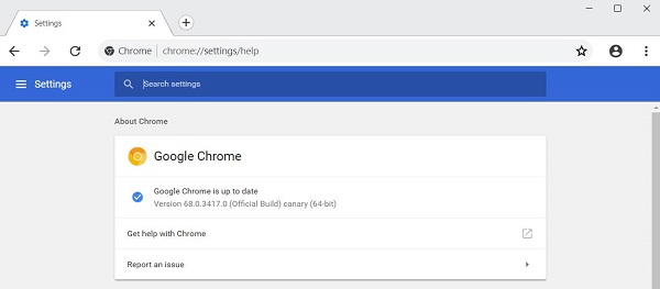 Chrome Update