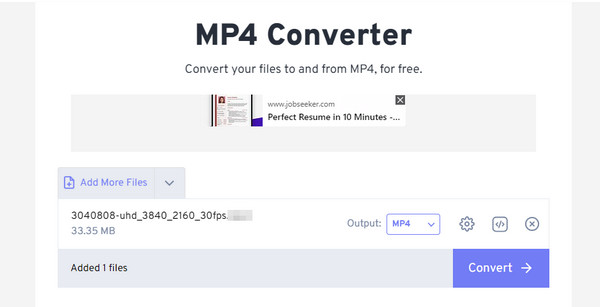 Convert WFP to MP4 With Online Tool