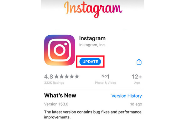 Update Instagram