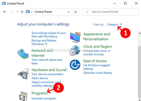 Control Panel