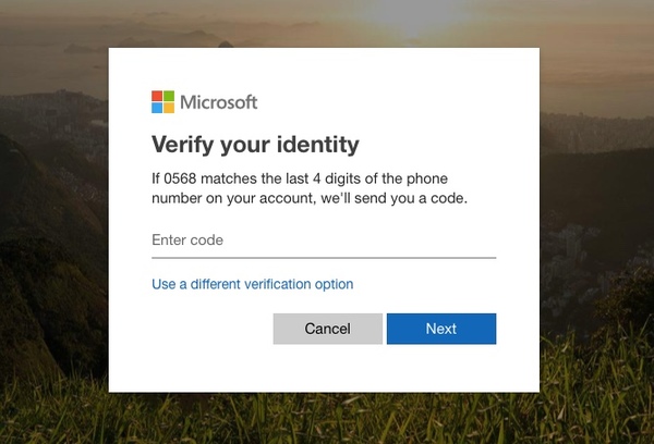 Verify Your identity