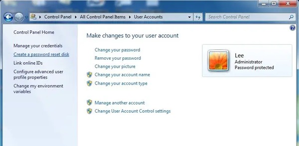 Reset Vista Password