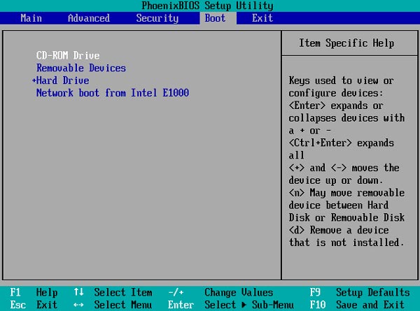 Access Boot Menu